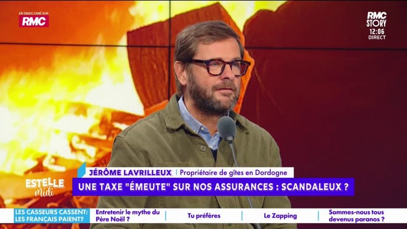 Taxe "émeute" sur les assurances : "Il y a plein d'endroits du territoire où le risque d'émeutes est limité", défend Jérôme Lavrilleux