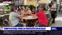 Un temps estival pour la Pentecôte en Alsace, les locaux et touristes ravis
