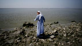 Une religieuse le 7 mai 2018 au Mont-Saint-Michel (photo d'illustration).