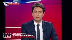 Mort de Philippe à Grande-Synthe: "Le sujet n'est pas de rentrer dans une course au mot le plus fort ou le plus brutal", affirme Gabriel Attal