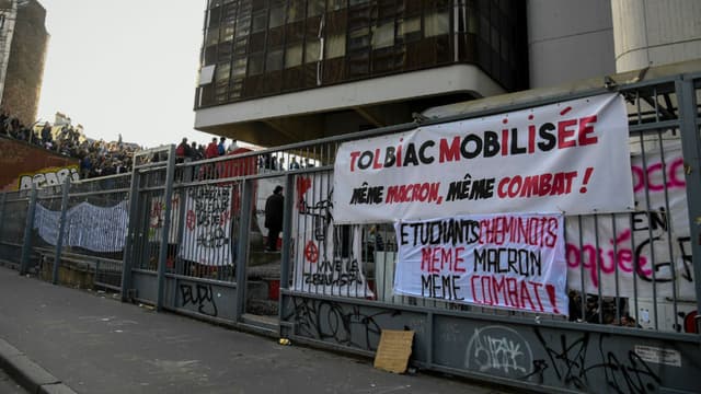 Le site de Tolbiac (Paris-1), le 11 avril 2018. -