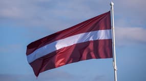 Drapeau de la Lettonie