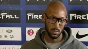 Nicolas Anelka est pour l'instant toujours en contrat avec le club chinois de Shanghai Shenhua.