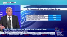 Ford: la suppression de 3800 postes en Europe n'a "rien à voir" avec l'IRA