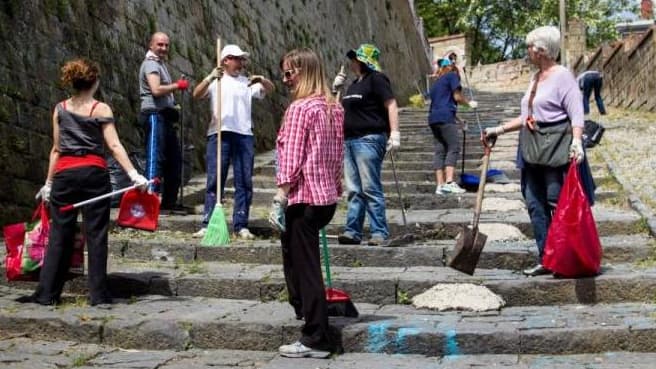 Le 15 septembre, ce sera le World Clean Up: une journée pour nettoyer la planète. 100 pays sont mobilisés (illustration en Italie en 2012)