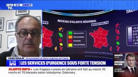 Louis Soulat, vice-président de Samu Urgences de France: "On constate une forte fréquentation des urgences pour des cas de grippe et de Covid"