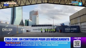 Marseille: un conteneur pour conserver des médicaments à destination d'enfants en Centrafrique
