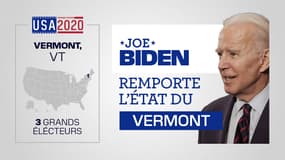 Joe Biden remporte le Vermont