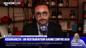 Assurances: "Les assureurs doivent être au rendez-vous, Axa ne l'a pas été", estime Stéphane Manigold, plaignant et propriétaire de restaurants