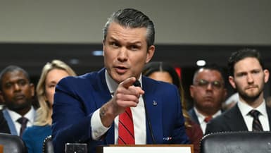 Pete Hegseth auditionné au Sénat le 14 janvier 2025 à Washington D.C.