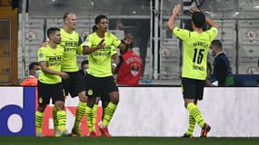 La joie de Dortmund contre Besiktas.