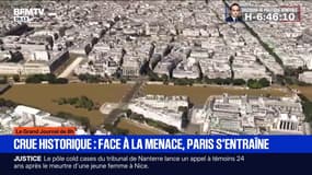  À Paris, un exercice de crise pour simuler une crue de la Seine 