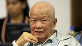 Khieu Samphan, ancien chef de l'Etat du "Kampuchéa démocratique".