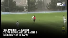 Real Madrid : Le joli but d'Elyaz Zidane avec les Cadete B (sous les yeux de papa)