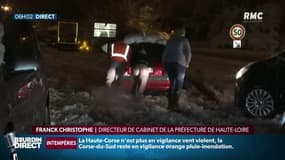 Neige: 950 naufragés de la route en Haute-Loire, 4000 foyers sans électricité