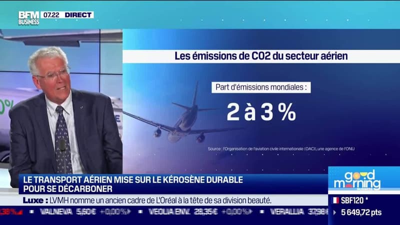 Denis Ranque (Académie des technologies) : Le transport aérien mise sur le kérosène durable - 07/03