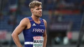 Kevin Mayer, le 10 juin 2024 à Rome, vise les minima pour la qualification olympique lors des championnats d'Europe