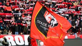 Le drapeau du Stade Rennais