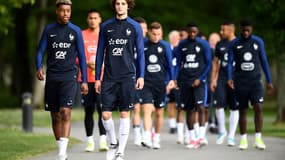 Les Bleus à l'entraînement