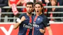 Javier Pastore et Edinson Cavani