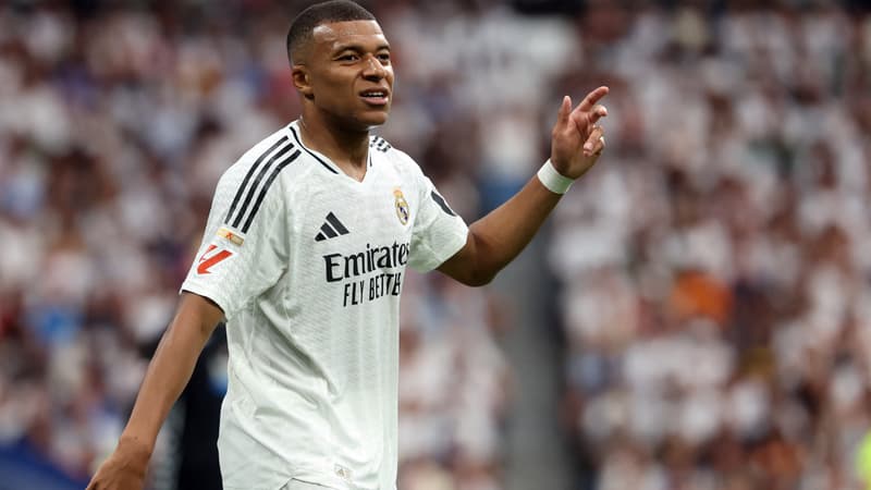 Kylian Mbappé face au Real Valladolid pour sa première au Bernabeu, le 25 août 2024