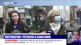 En visite dans un centre de vaccination, Valérie Pécresse se dit favorable au pass vaccinal "s'il est appliqué dans les lieux de loisirs"