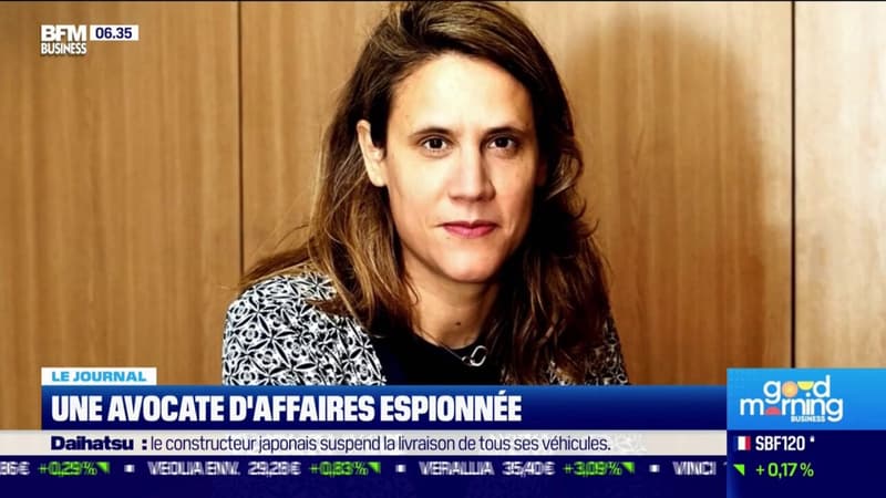 Une avocate d'affaires espionnée