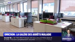 Covid-19: les entreprises confrontées à de nombreuses absences à cause du variant Omicron