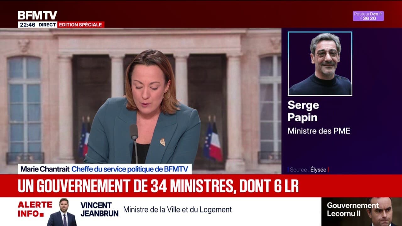 Le Premier ministre Sébastien Lecornu réunira son nouveau gouvernement ...