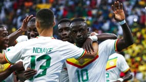 Iliman Ndiaye et Sadio Mané avec le Sénégal en mars 2023