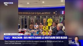 "Vous êtes une très grande équipe": les mots d'Emmanuel Macron aux Bleus après la défaite face à l'Argentine