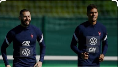 Karim Benzema est l'un des joueurs ayant réagi à la retraite de Raphaël Varane.