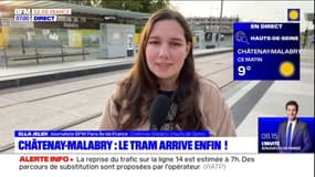 Hauts-de-Seine: le tramway arrive à Châtenay-Malabry