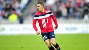 Eden Hazard avec le maillot de Lille en 2012