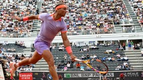 Rafael Nadal à Rome le 9 mai 2024.