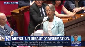 Montparnasse: "Cet incident a révélé une grande fragilité dans l'alimentation électrique de la gare", estime Elisabeth Borne