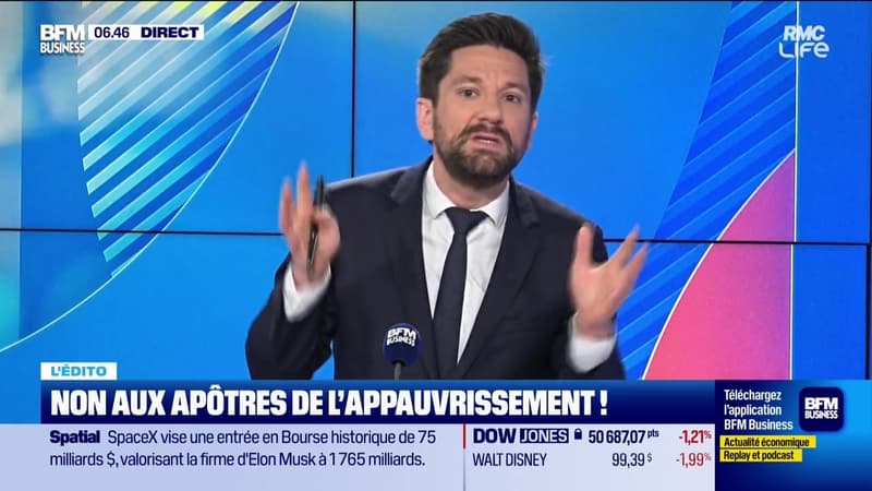 L'Edito de Raphaël Legendre : Non aux apôtres de l'appauvrissement - 04/06