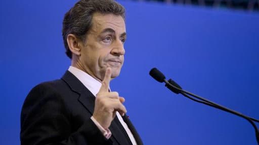 Nicolas Sarkozy, le 8 avril 2015 à Paris