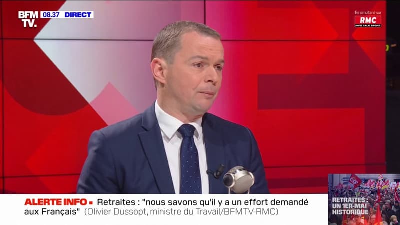 Olivier Dussopt affirme que Matignon enverra une invitation aux syndicats 
