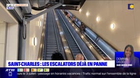 Marseille: de retour à la gare Saint-Charles, les escalators déjà en panne