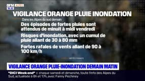 Alpes du Sud: fortes pluies attendues demain