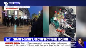 Manifestation après la mort de Nahel: 37 personnes interpellées sur les Champs-Élysées et de nombreux objets saisis