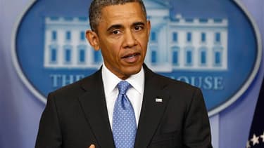 Le président américain Barack Obama a déclaré mardi que des armes chimiques avaient bien été utilisées en Syrie sans pouvoir identifier pour l'instant les auteurs de ces attaques. /Photo prise le 30 avril 2013/REUTERS/Larry Downing