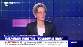 Sandrine Rousseau: "Emmanuel Macron n'a pas été élu sur son projet"