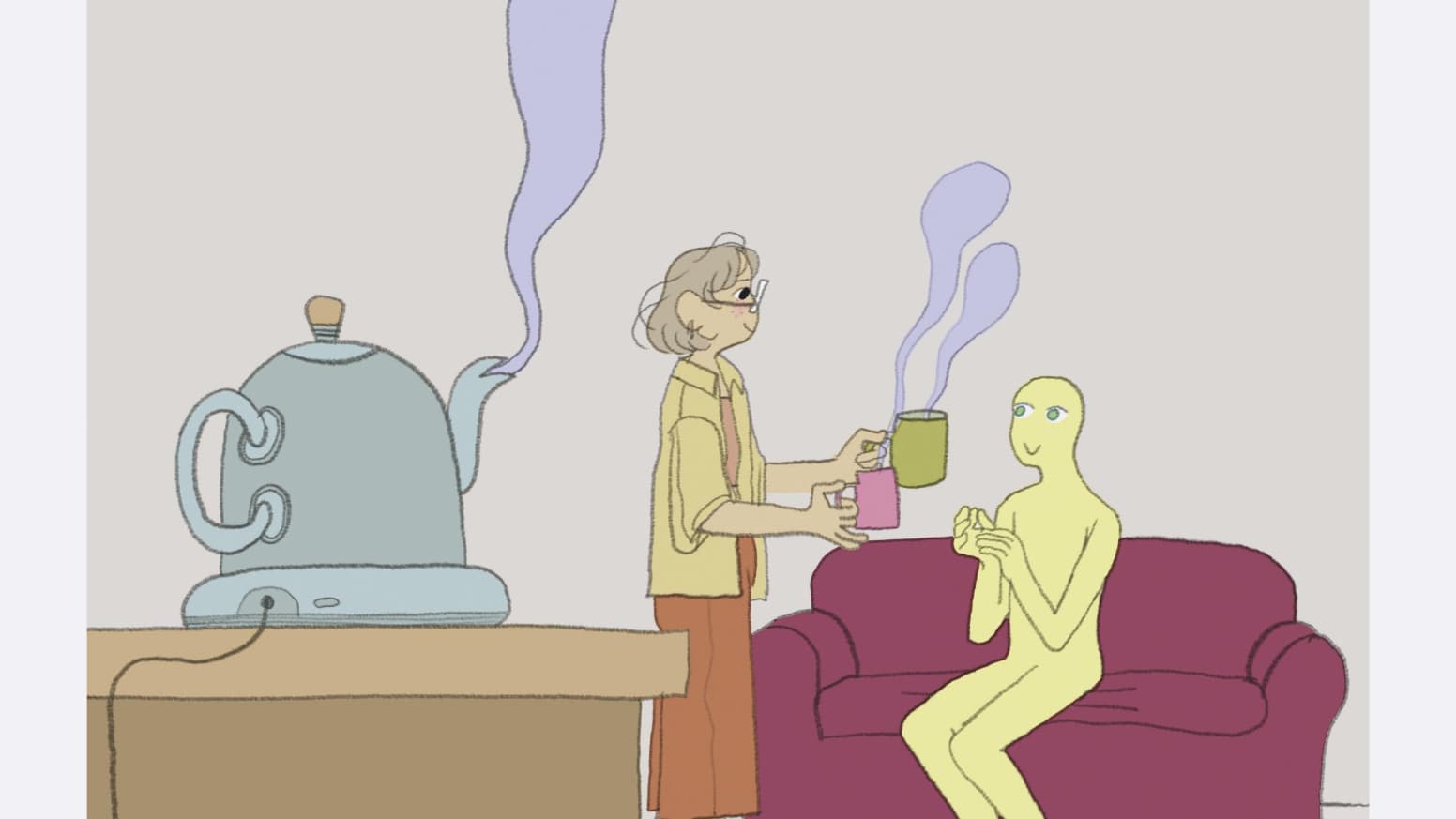 "Le Problème avec les fantômes", de Mirion Malle (Glénat).
