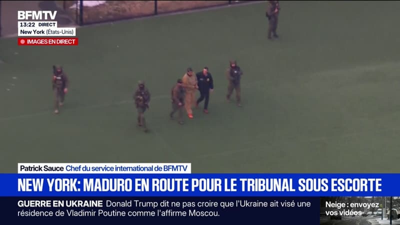 Capture de Nicolas Maduro: le président vénézuélien transféré en hélicoptère