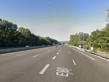 L'autoroute A8 au niveau de Fuveau, dans les Bouches-du-Rhône (illustration).