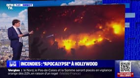 LES ÉCLAIREURS - Incendies à Los Angeles: des images "d'apocalypse" à Hollywood