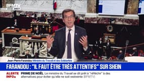 Shein: "Nous devons nous défendre", estime Jean-Pierre Farandou, ministre du Travail et des Solidarités