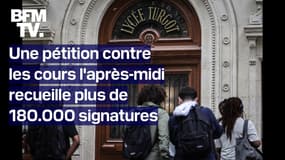  Il lance une pétition pour supprimer les cours l'après-midi et recueille plus de 180.000 signatures 